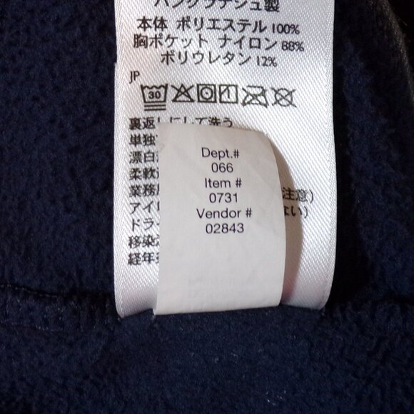 Eddie Bauer Blue Gray Fleece Jacket Mens Large Full Zip Coat Hiking Outdoors - Picture 12 of 12